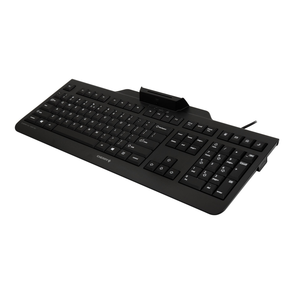 Produktbild för CHERRY KC 1000 SC - tangentbord - amerikansk - svart Inmatningsenhet
