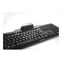 Produktbild för CHERRY KC 1000 SC - tangentbord - amerikansk - svart Inmatningsenhet