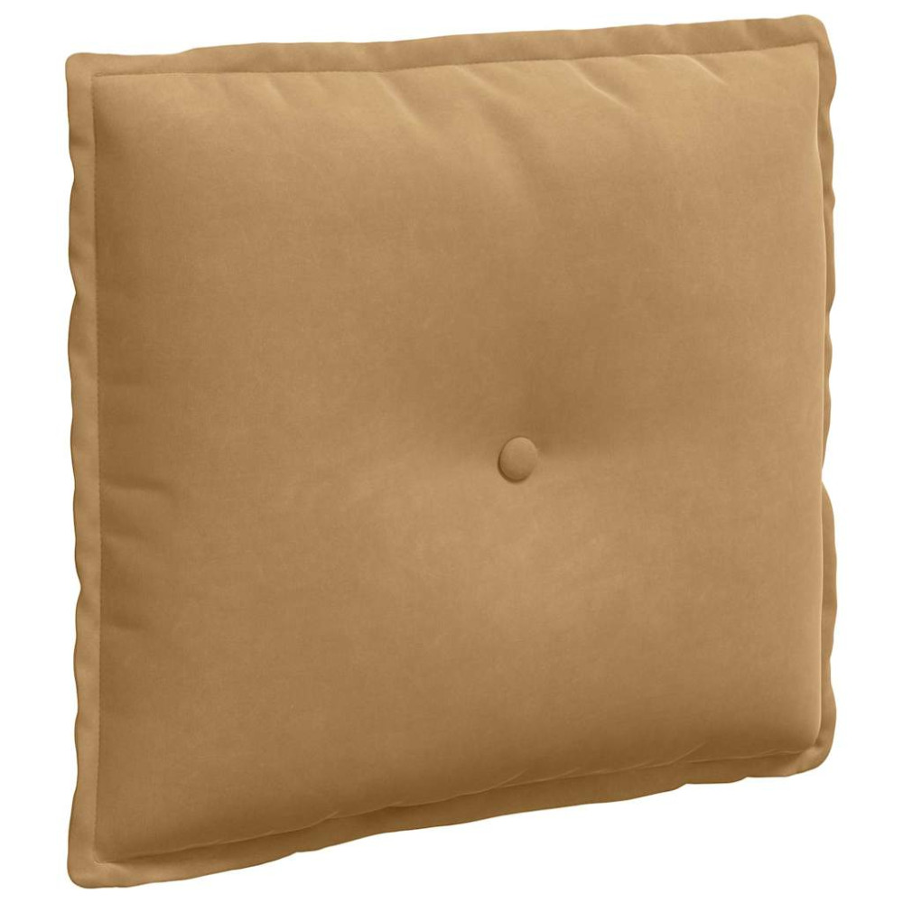 Produktbild för Ryggkudde Brun 50 x 45 cm Kordread tyg