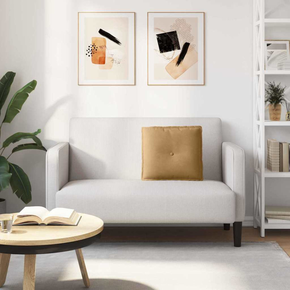 Produktbild för Ryggkudde Brun 50 x 45 cm Kordread tyg