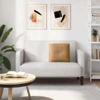 Produktbild för Ryggkudde Brun 50 x 45 cm Kordread tyg