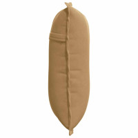 Produktbild för Ryggkudde Brun 50 x 45 cm Kordread tyg