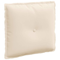 Produktbild för Ryggkudde Beige 50 x 45 cm Mikrofiber Tyg