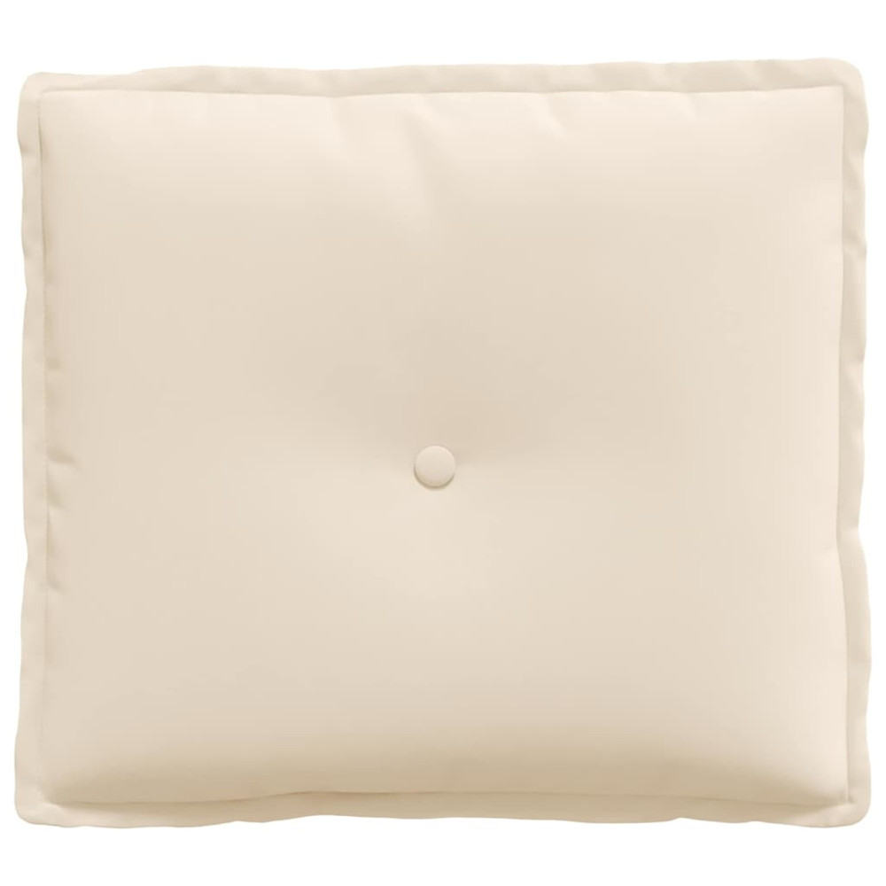 Produktbild för Ryggkudde Beige 50 x 45 cm Mikrofiber Tyg