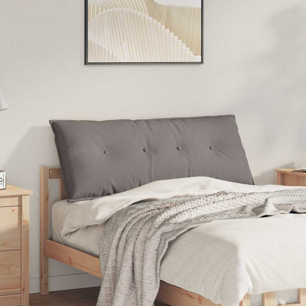 Produktbild för Ryggkudde Taupe 120 x 19 x 50 cm tyg
