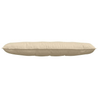 Produktbild för Ryggkudde Kräm 140 x 19 x 50 cm tyg