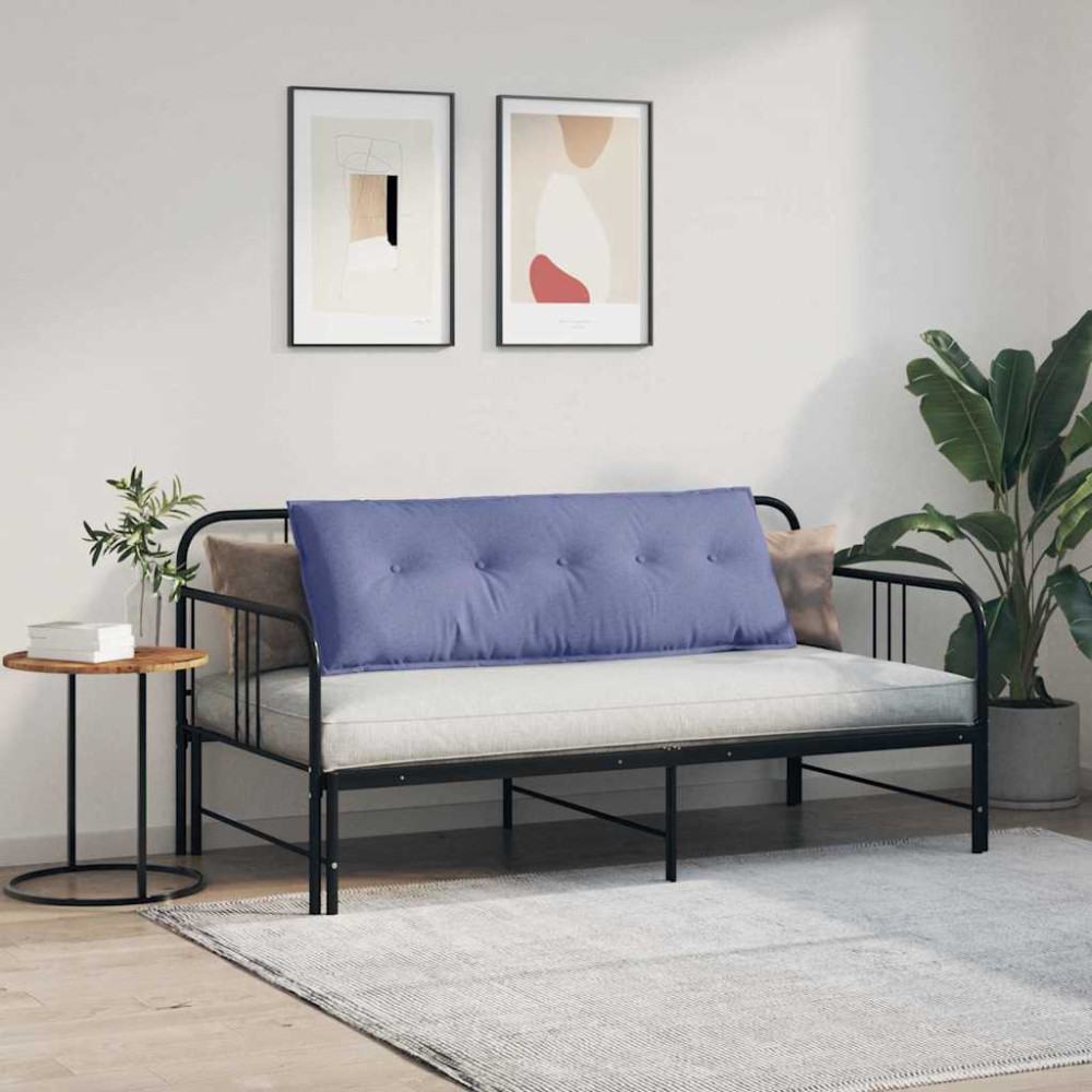 Produktbild för Ryggkudde Jeansblå 140 x 19 x 50 cm tyg
