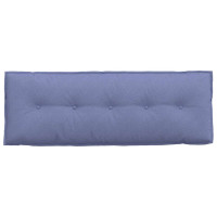 Produktbild för Ryggkudde Jeansblå 140 x 19 x 50 cm tyg