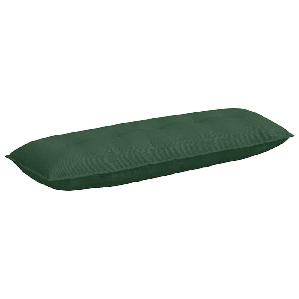 Produktbild för Ryggkudde Jungelgrön 140 x 50 cm Kordread tyg