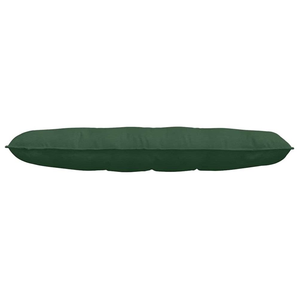 Produktbild för Ryggkudde Jungelgrön 140 x 50 cm Kordread tyg