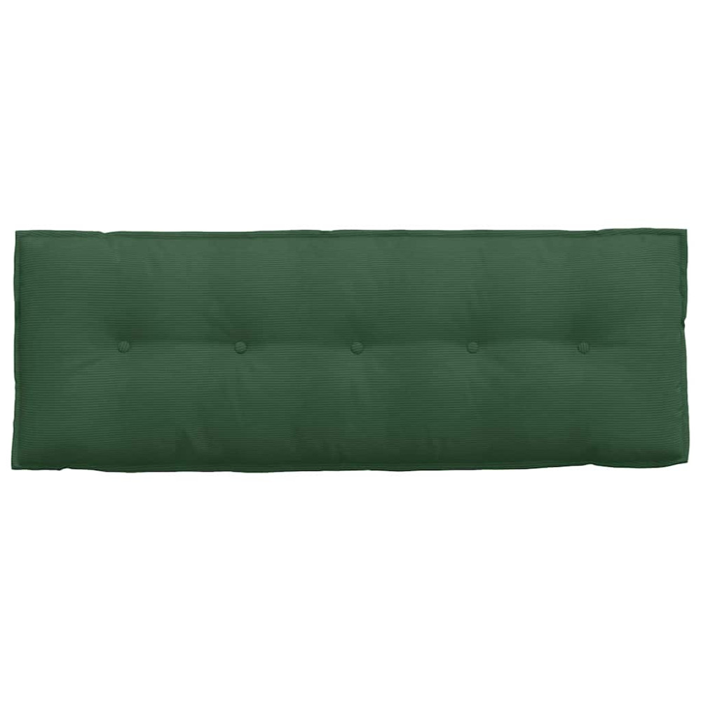 Produktbild för Ryggkudde Jungelgrön 140 x 50 cm Kordread tyg