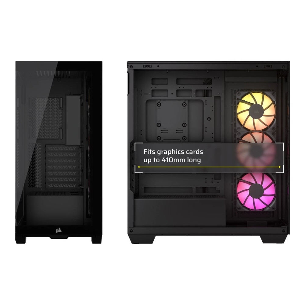 Produktbild för CORSAIR 3500X ARGB - mid tower - utökad ATX