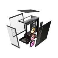 Produktbild för CORSAIR 3500X ARGB - mid tower - utökad ATX
