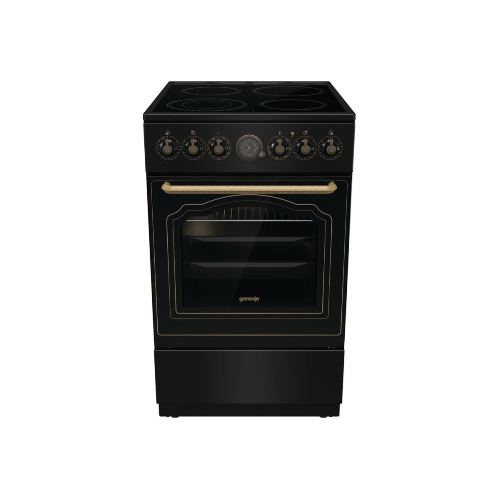 Produktbild för Gorenje Classico GECS5B70CLB - spis - fristående - svart
