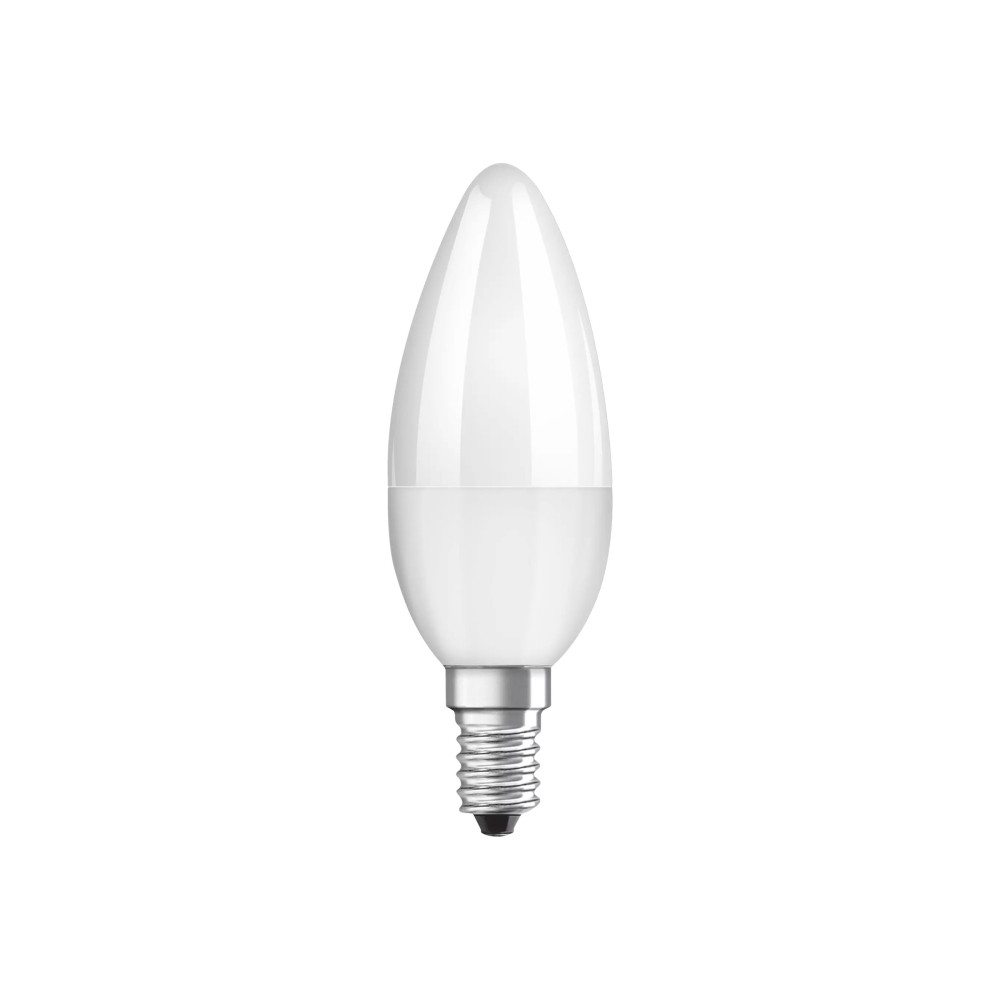 Produktbild för OSRAM LED SUPERSTAR - LED-glödlampa - form: B35 - glaserad finish - E14 - 4.9 W - varmt vitt ljus - 2700 K