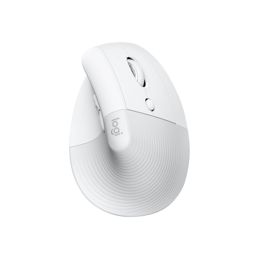 Produktbild för Logitech Lift for Mac - vertikal mus - Bluetooth - offwhite