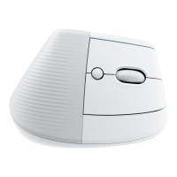 Produktbild för Logitech Lift for Mac - vertikal mus - Bluetooth - offwhite