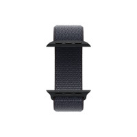Produktbild för Apple Watch Series 10 (GPS) - jet black aluminium - smart klocka med sportögla - bläck - 64 GB