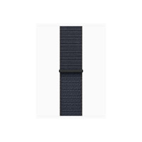 Produktbild för Apple Watch Series 10 (GPS) - jet black aluminium - smart klocka med sportögla - bläck - 64 GB
