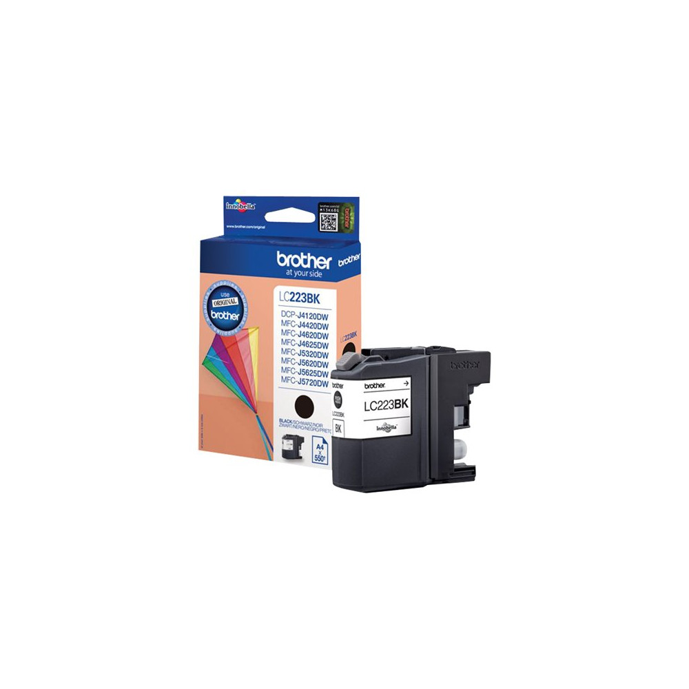 Produktbild för Brother LC223BK - svart - original - bläckpatron