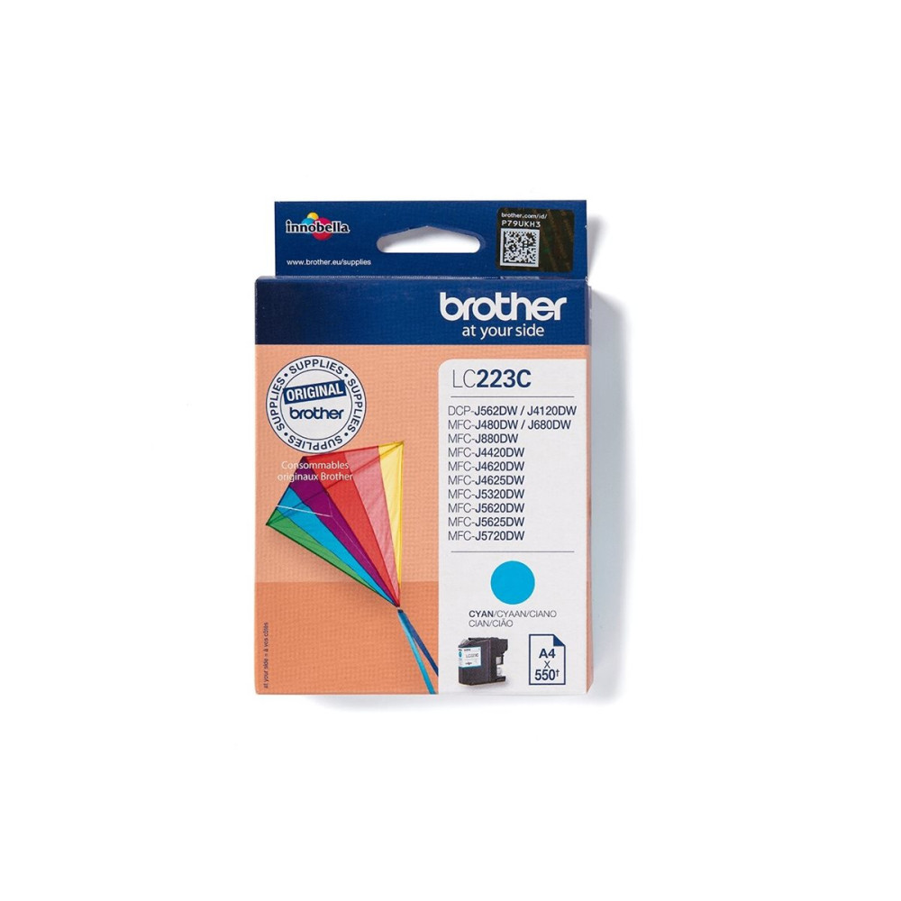 Produktbild för Brother LC223C - cyan - original - bläckpatron