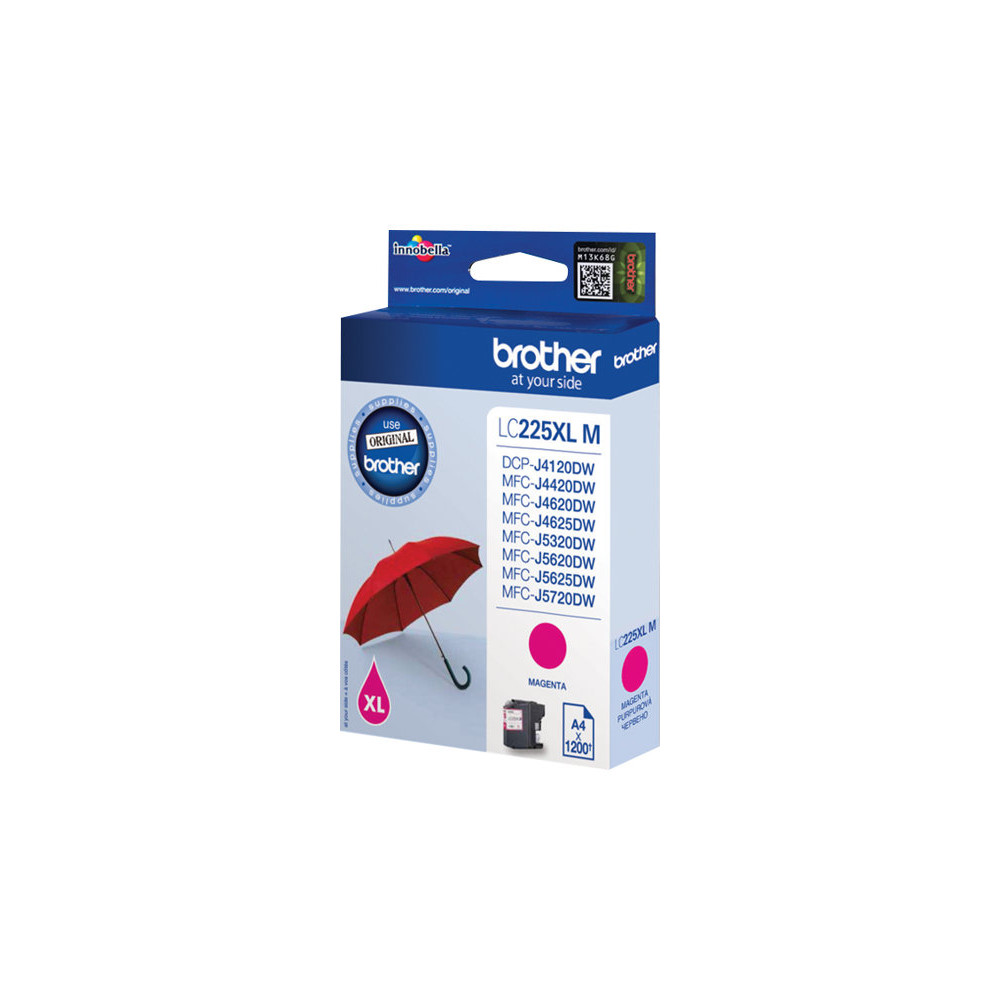 Produktbild för Brother LC225XLM - magenta - original - bläckpatron