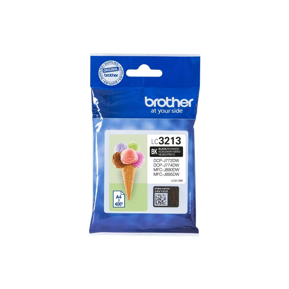 Produktbild för Brother LC3213BK - svart - original - bläckpatron