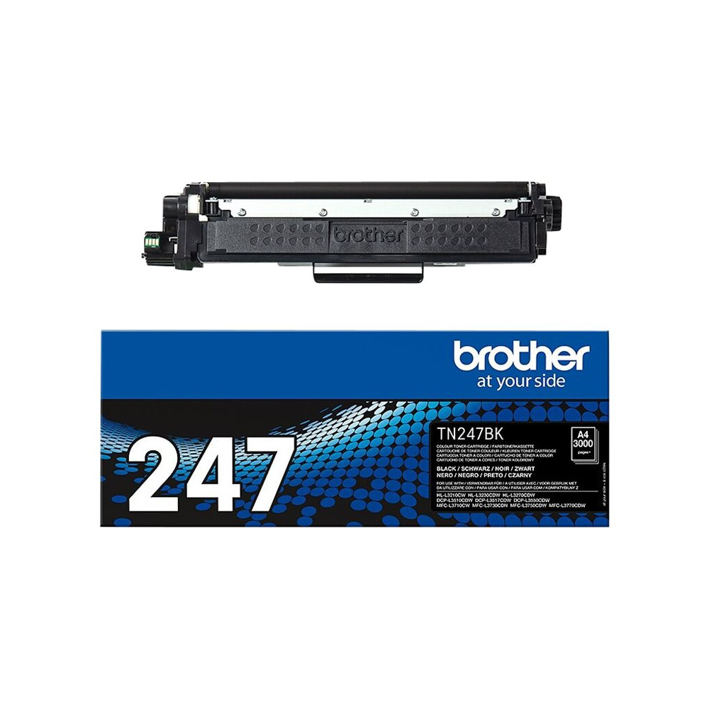 Produktbild för Brother TN247BK - svart - original - tonerkassett