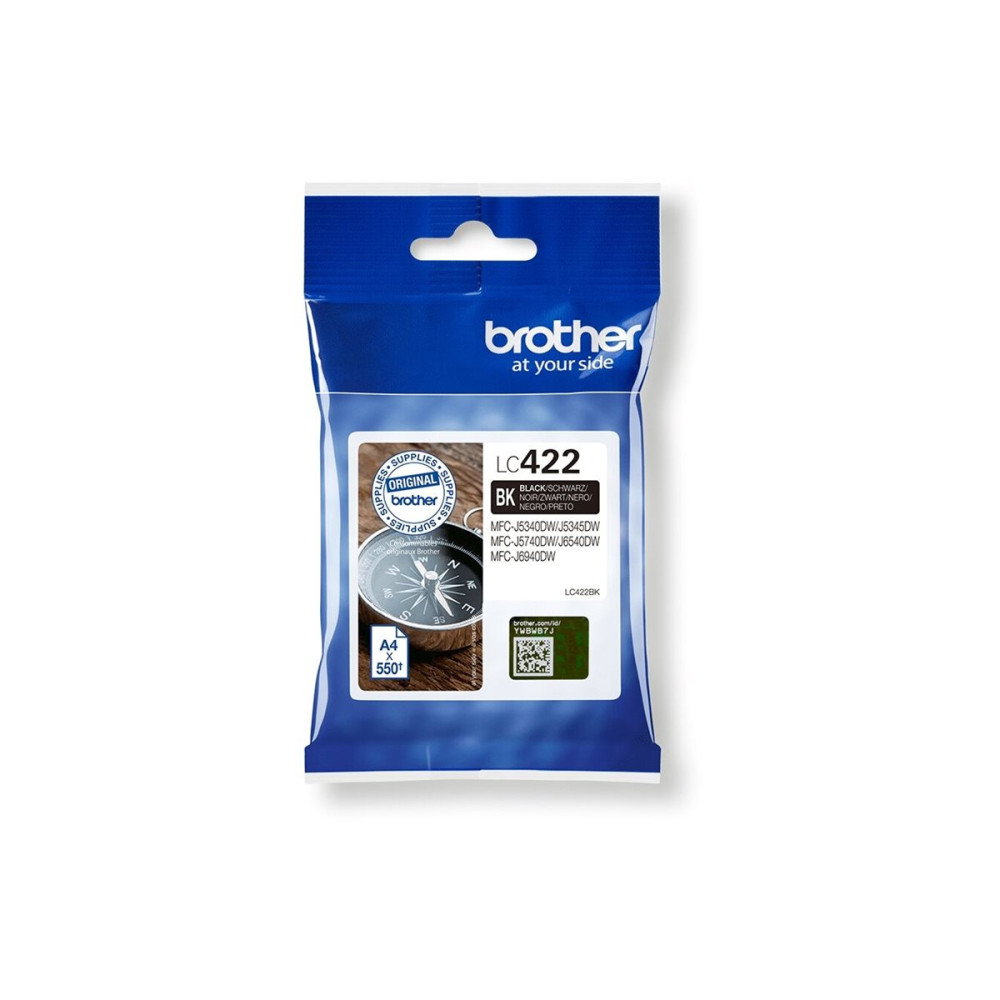 Produktbild för Brother LC422 - svart - original - bläckpatron