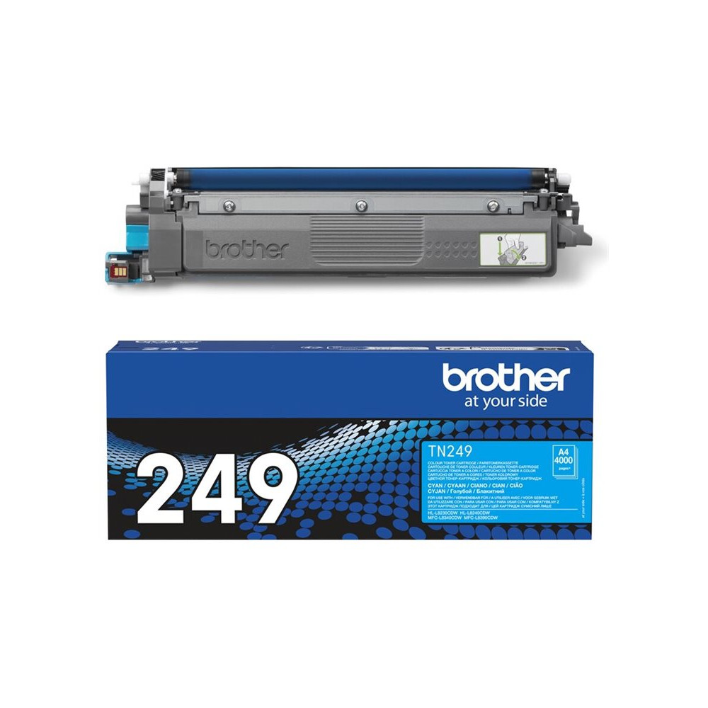 Produktbild för Brother TN249C - superlång livslängd - cyan - original - tonerkassett