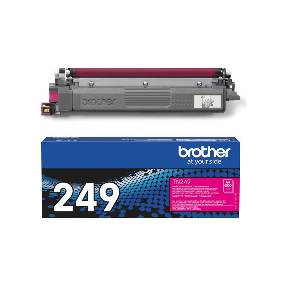 Produktbild för Brother TN249M - superlång livslängd - magenta - original - tonerkassett