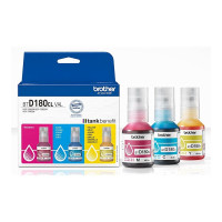 Produktbild för Brother BTD180CL Multipack - 3-pack - gul, cyan, magenta - original - påfyllnadsbläck