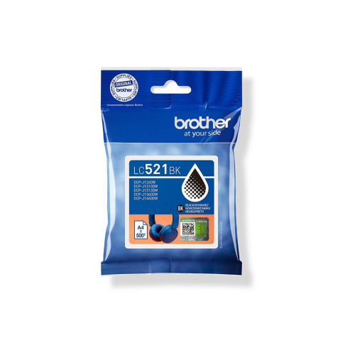 Brother Brother LC521BK - svart - original - bläckpatron