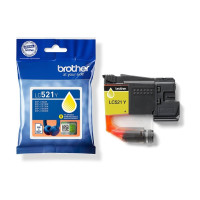 Produktbild för Brother LC521Y - gul - original - bläckpatron