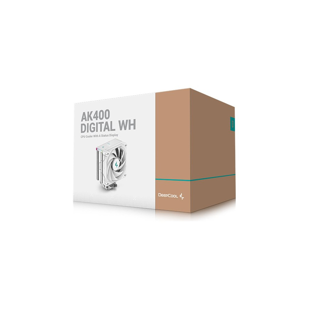 Produktbild för Deepcool AK400 DIGITAL WH - processorkylare