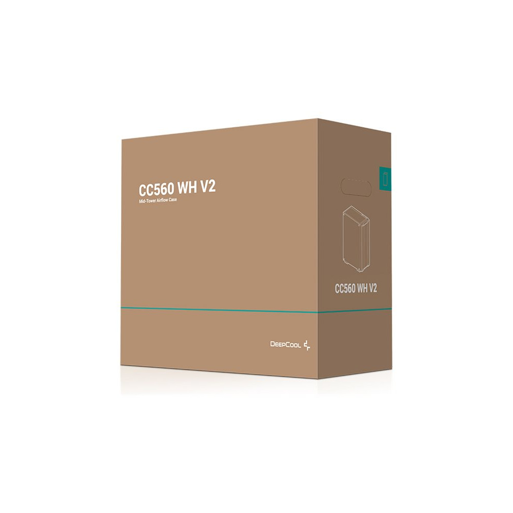 Produktbild för DeepCool CC560 WH V2 - mid tower - ATX