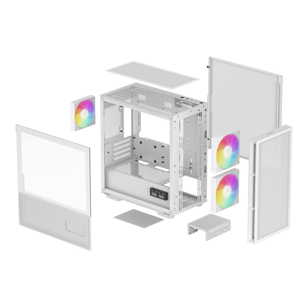 Produktbild för DeepCool CH360 DIGITAL WH - mATX