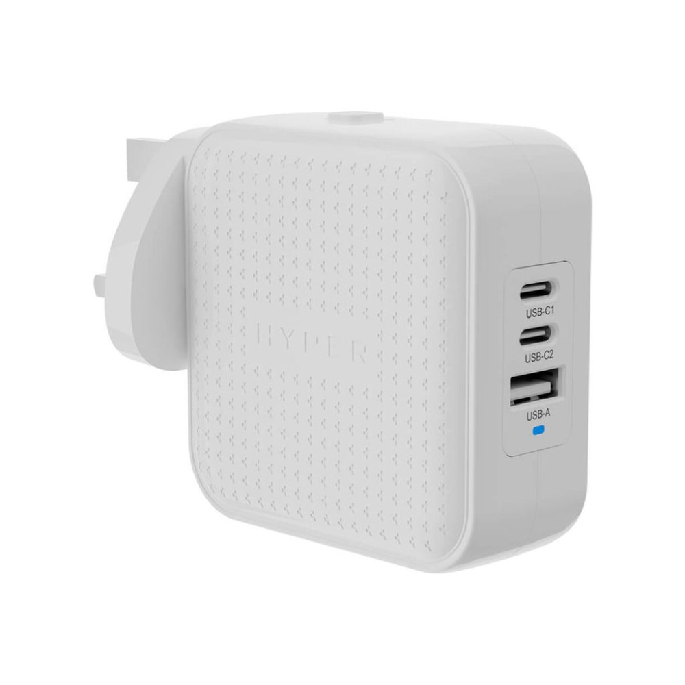 Produktbild för Targus HyperJuice strömadapter - GaN - USB, 2 x USB-C - 70 Watt