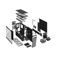 Produktbild för Fractal Design Define 7 - Tempered Glass Edition - tower - utökad ATX