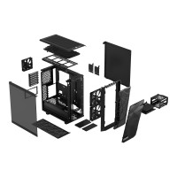 Produktbild för Fractal Design Meshify 2 Compact Light Tempered Glass - mid tower - ATX