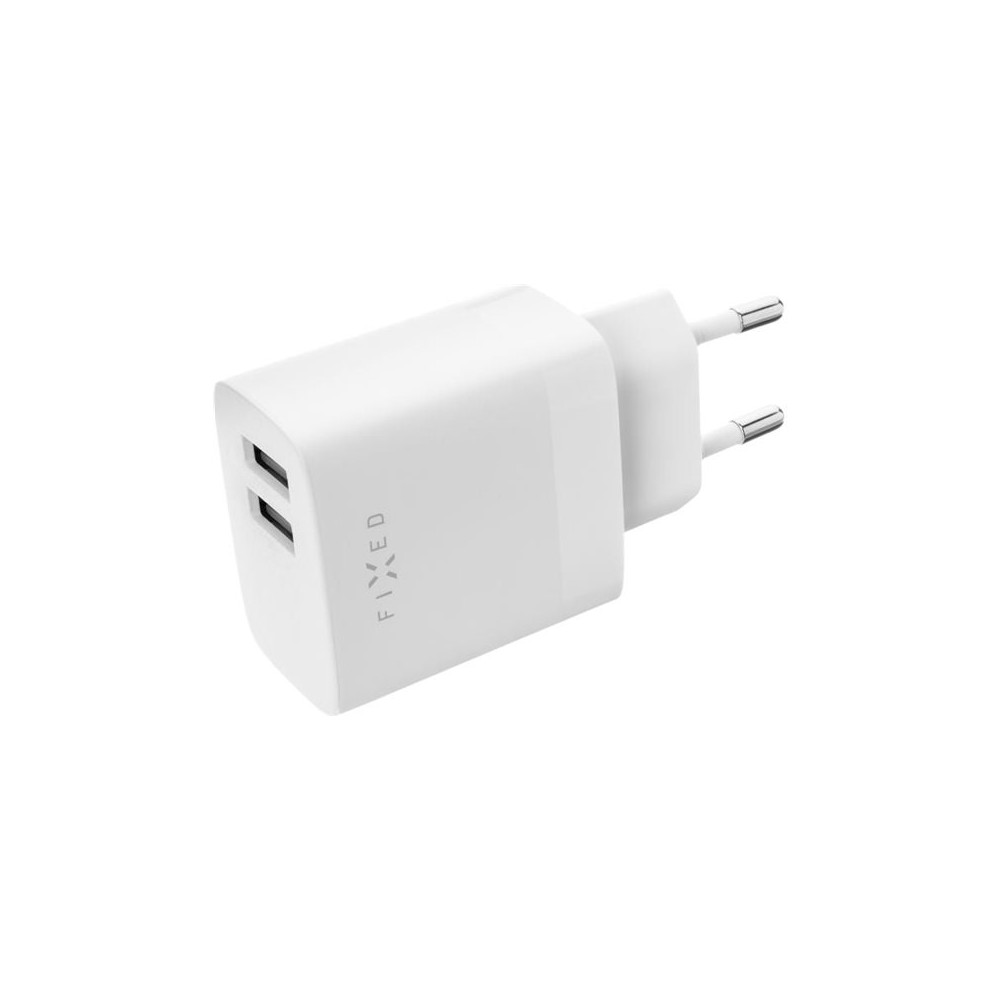Produktbild för FIXED strömadapter - resa - 2 x USB - 17 Watt