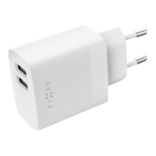 FIXED FIXED strömadapter - resa - 2 x USB - 17 Watt