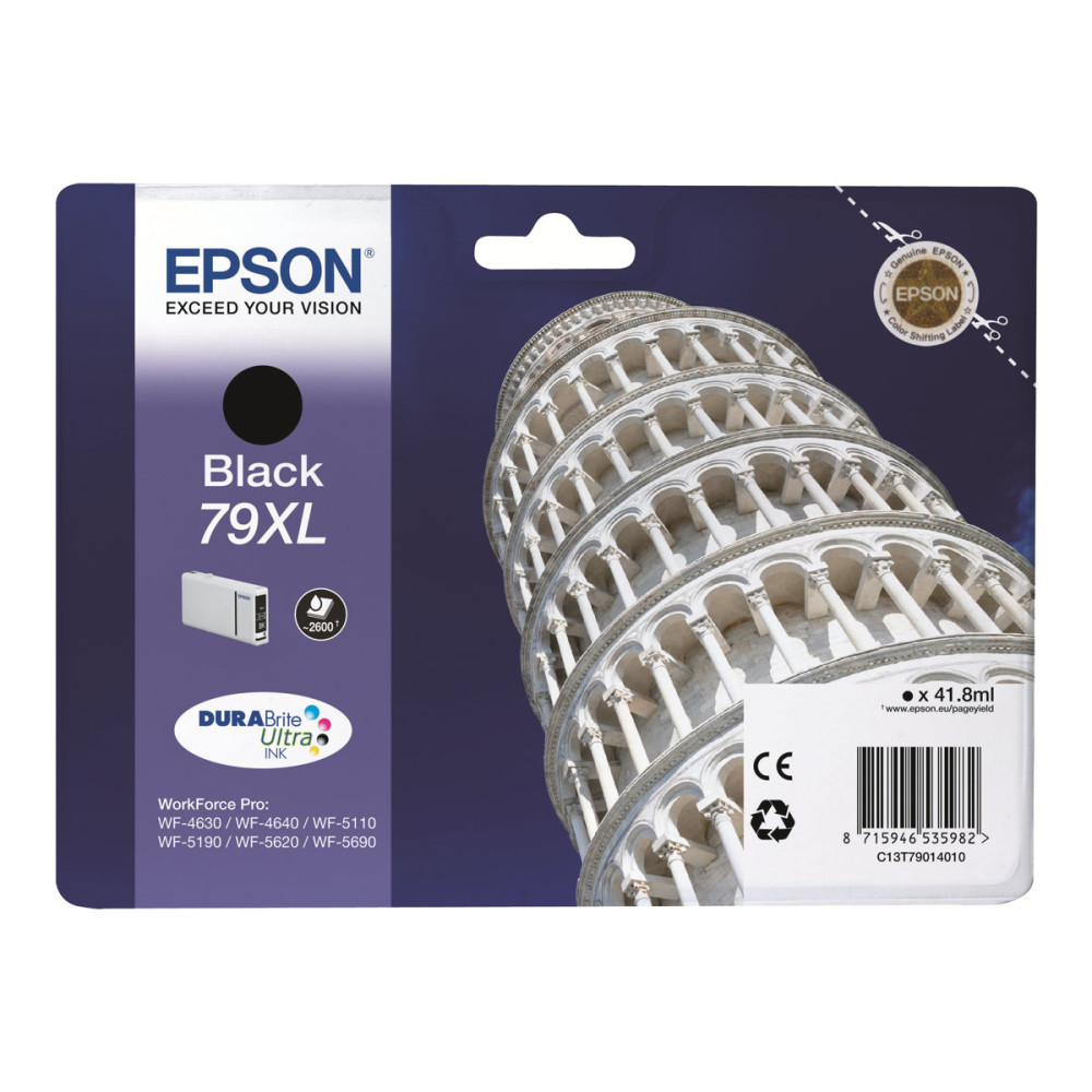 Produktbild för Epson 79XL - XL - svart - original - bläckpatron