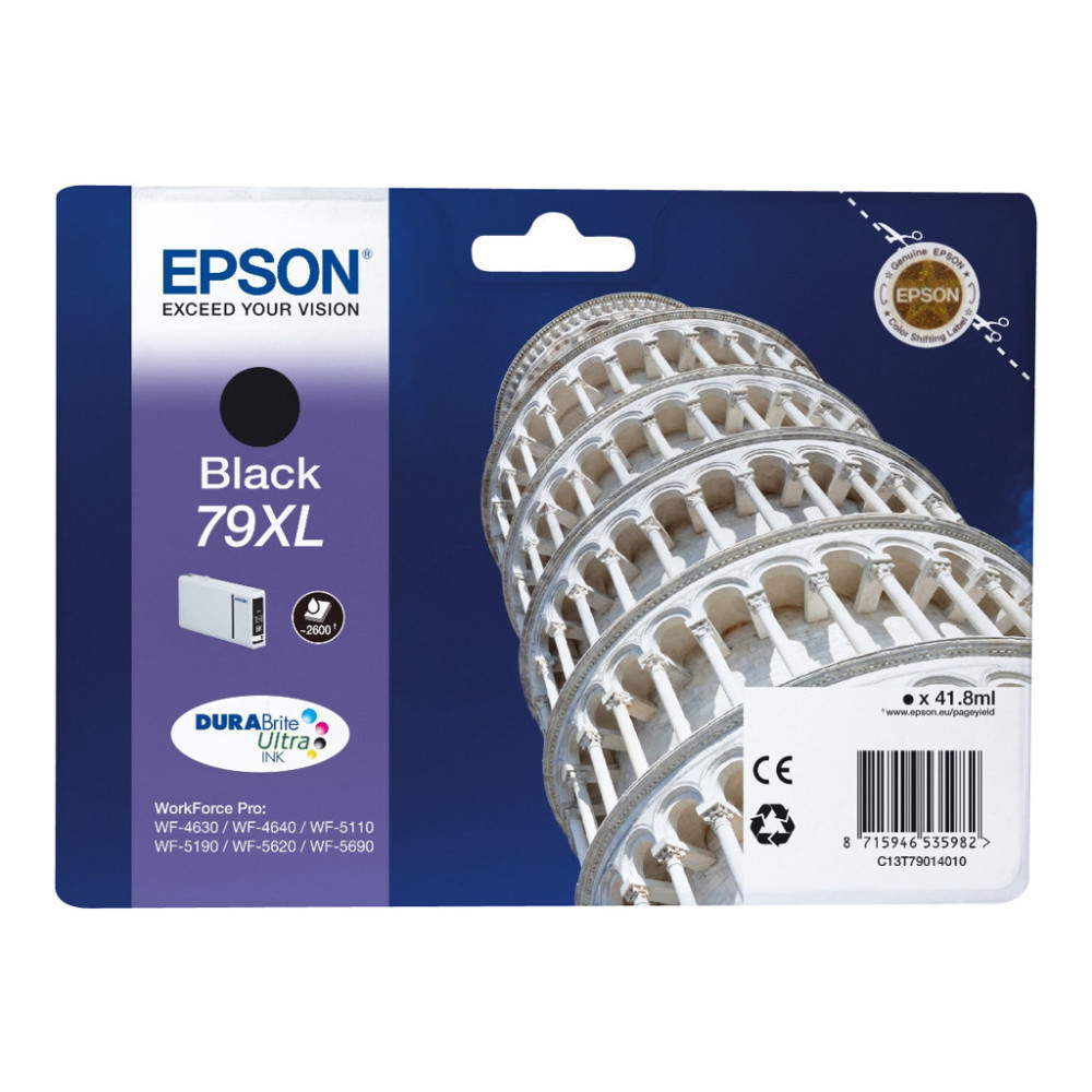 Produktbild för Epson 79XL - XL - svart - original - bläckpatron