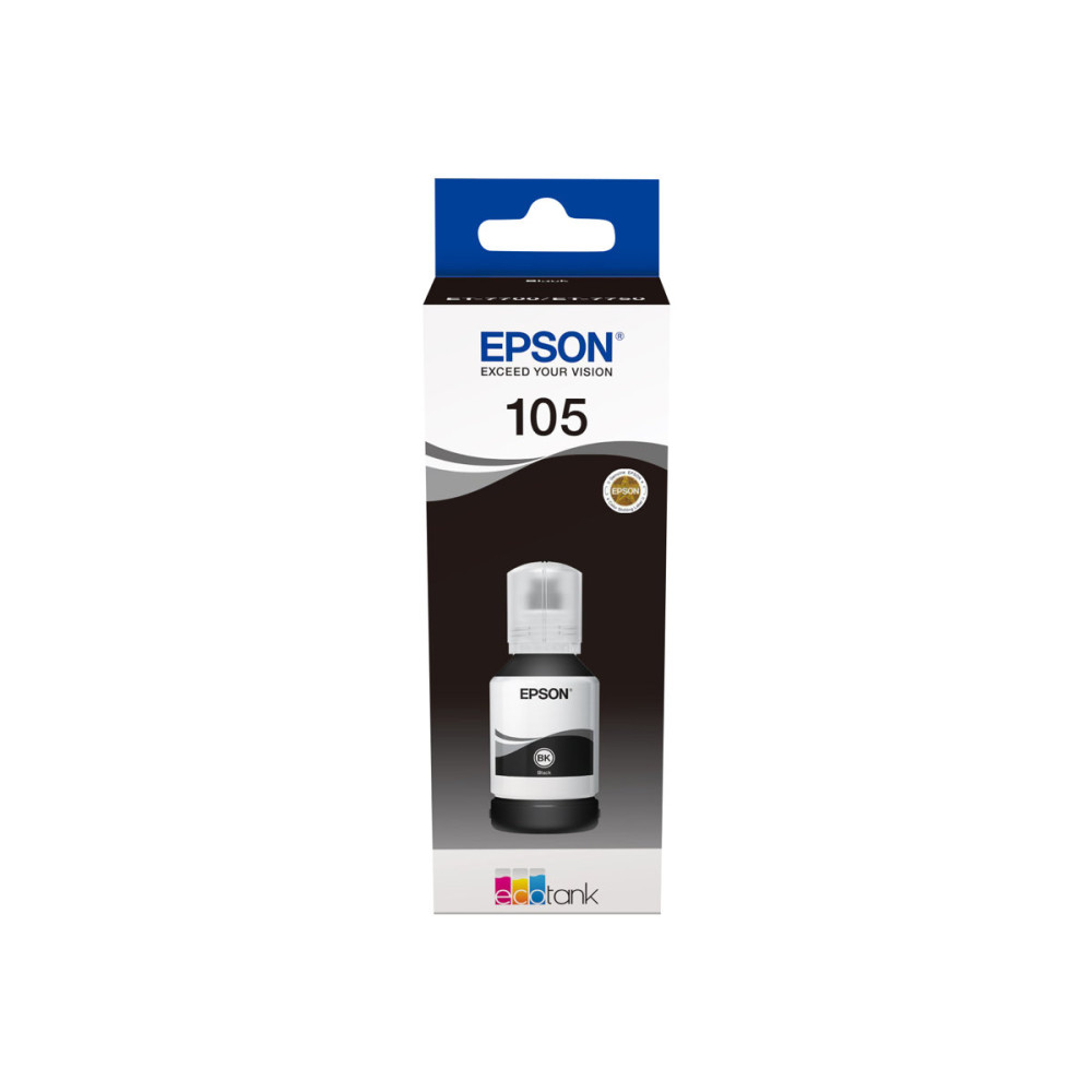 Produktbild för Epson 105 - svart - original - bläcktank