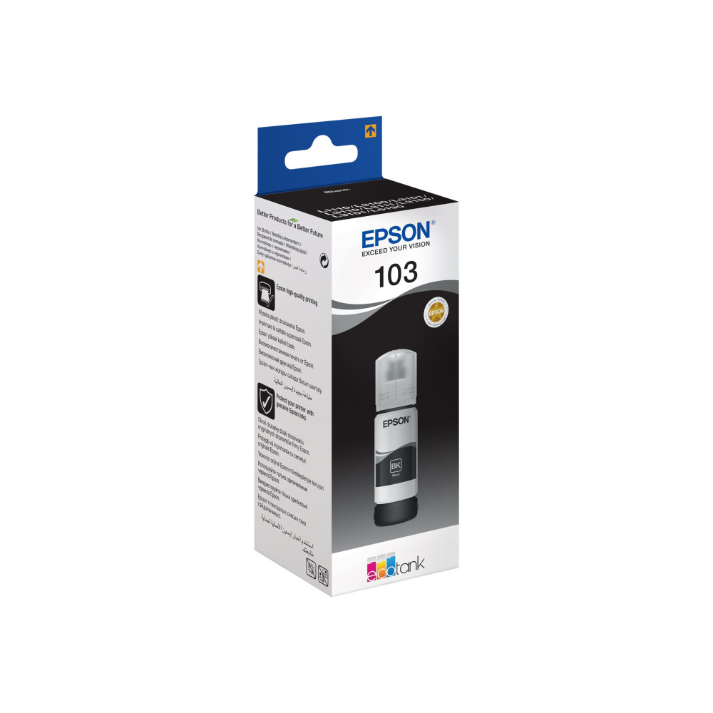 Produktbild för Epson 103 - svart - original - påfyllnadsbläck