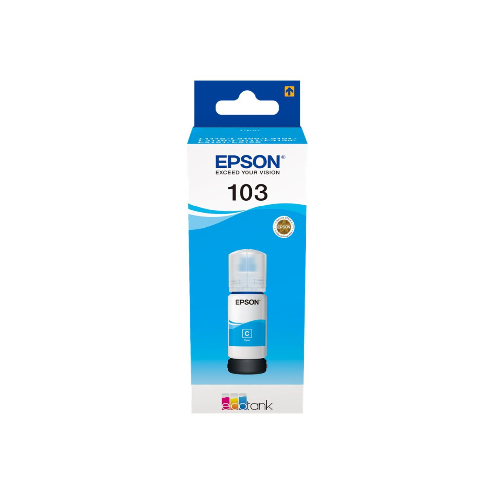 Produktbild för Epson 103 - cyan - original - påfyllnadsbläck