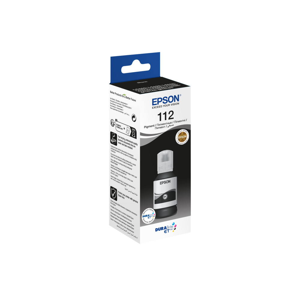 Produktbild för Epson EcoTank 112 - svart - original - påfyllnadsbläck