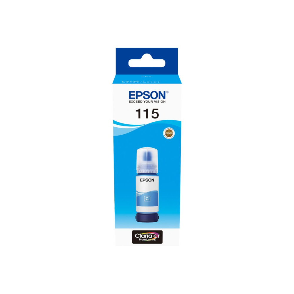 Produktbild för Epson EcoTank 115 - cyan - original - påfyllnadsbläck