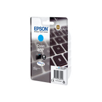 Produktbild för Epson 407 - L-storlek - cyan - original - bläckpatron